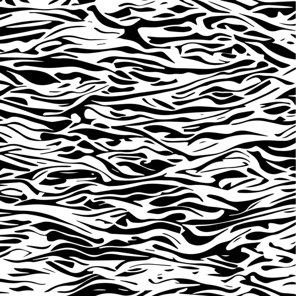 Zebra abstrakt Linie Motiv. irregulär Tarnung Linien zum Stoff Design vektor