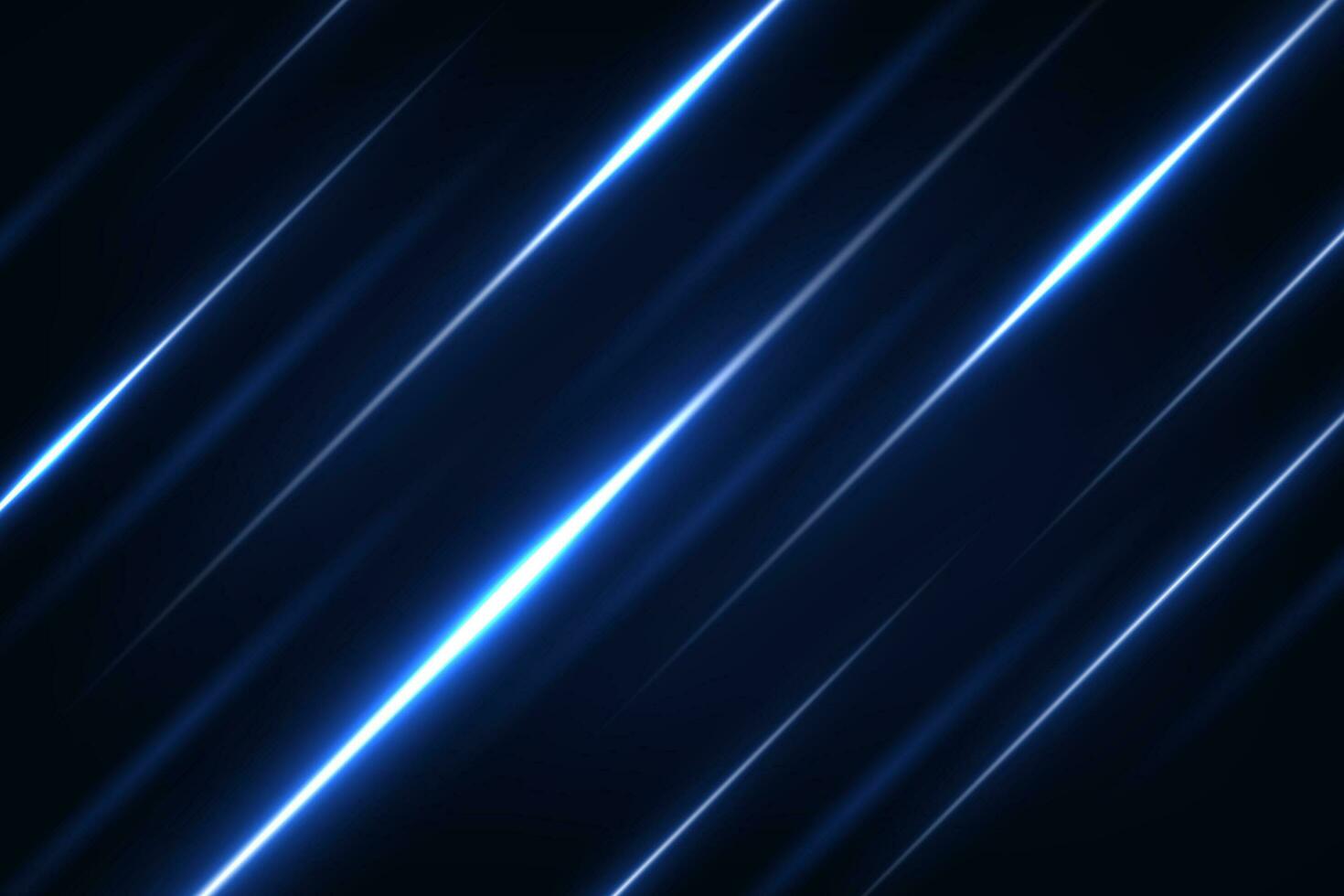 Vektor Blau Neon- Licht auf dunkel Blau Überlappung Design. futuristisch Technologie Hintergrund.