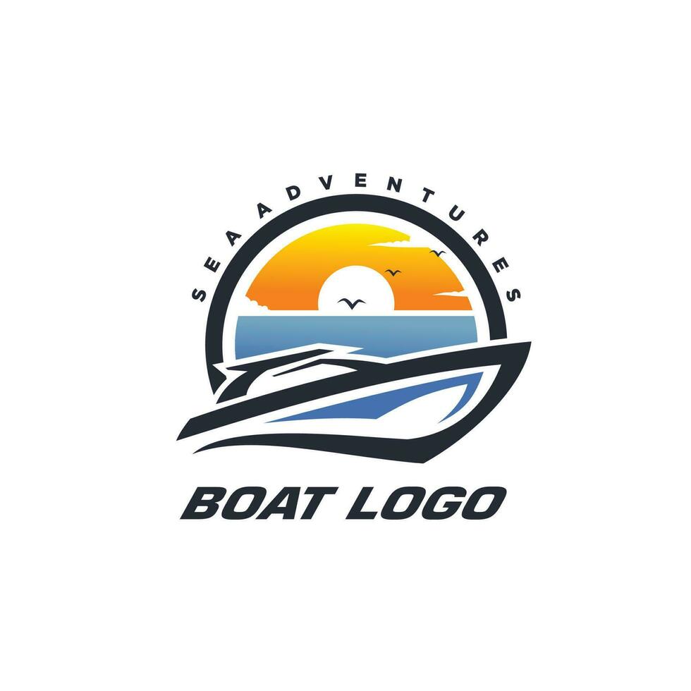 kostenlos Vektor Boot Logo Vorlage Design