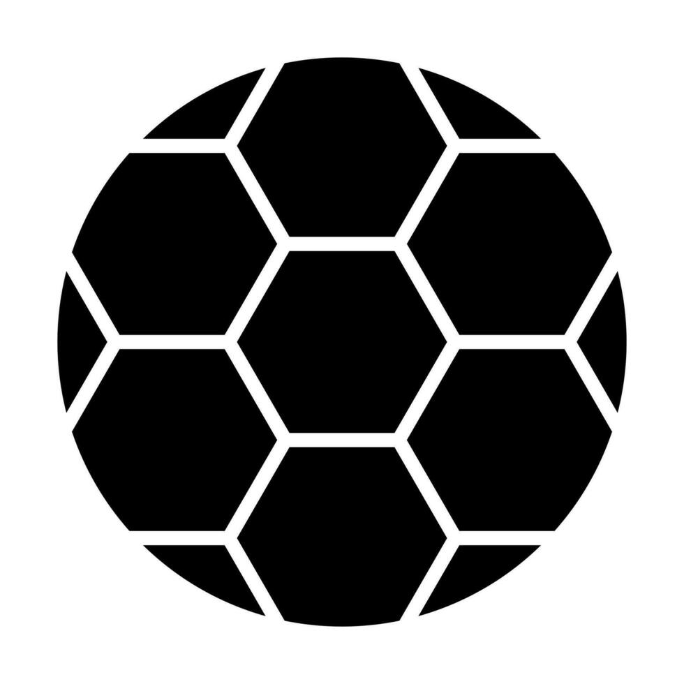 Fußball Glyphe Symbol Design vektor