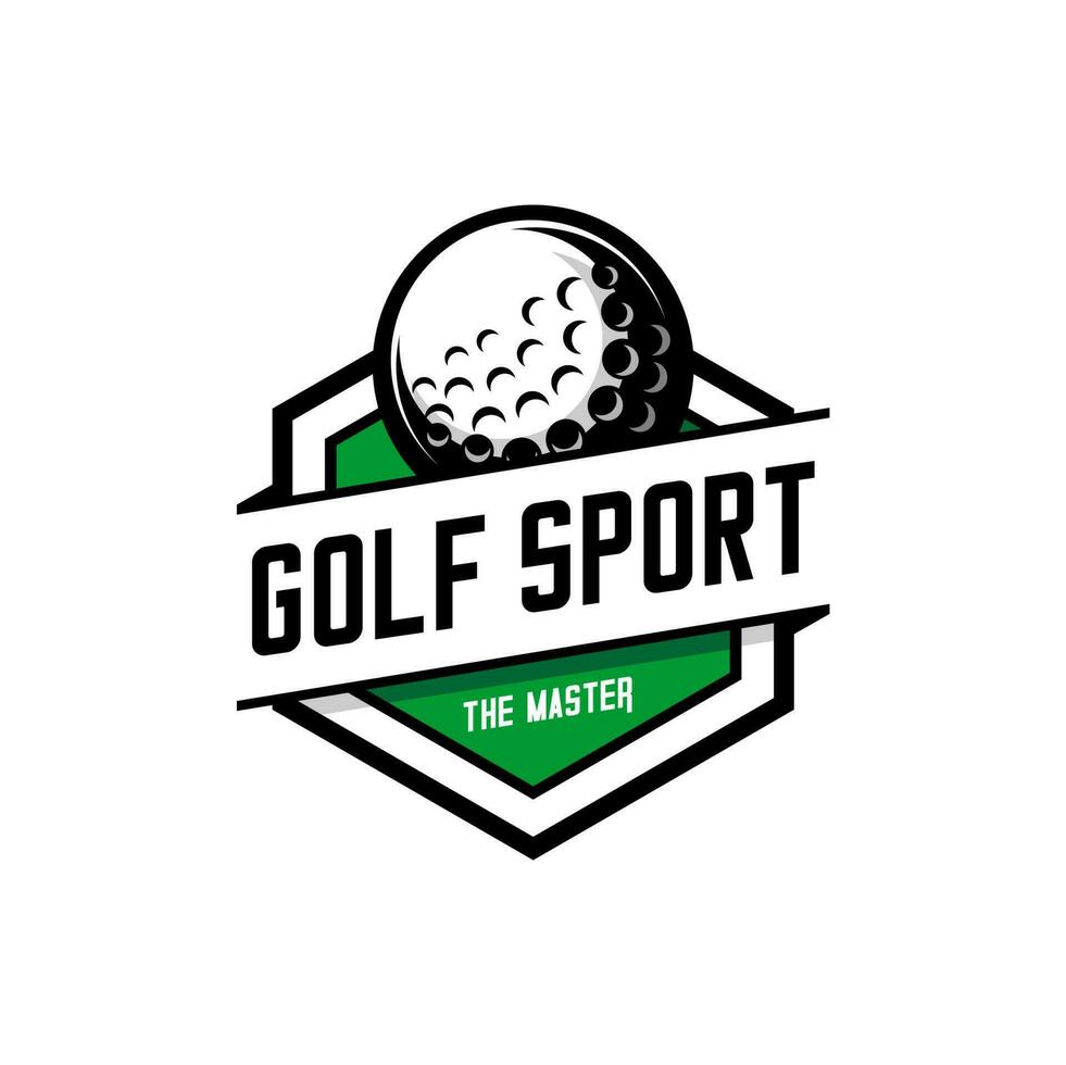 golf logotyp vektor