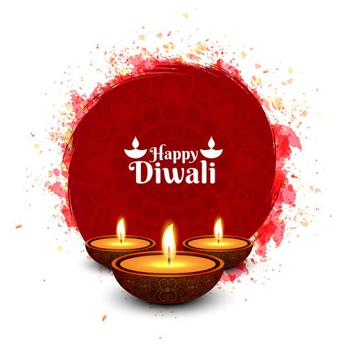 Modernes schönes diwali modernes Design vektor