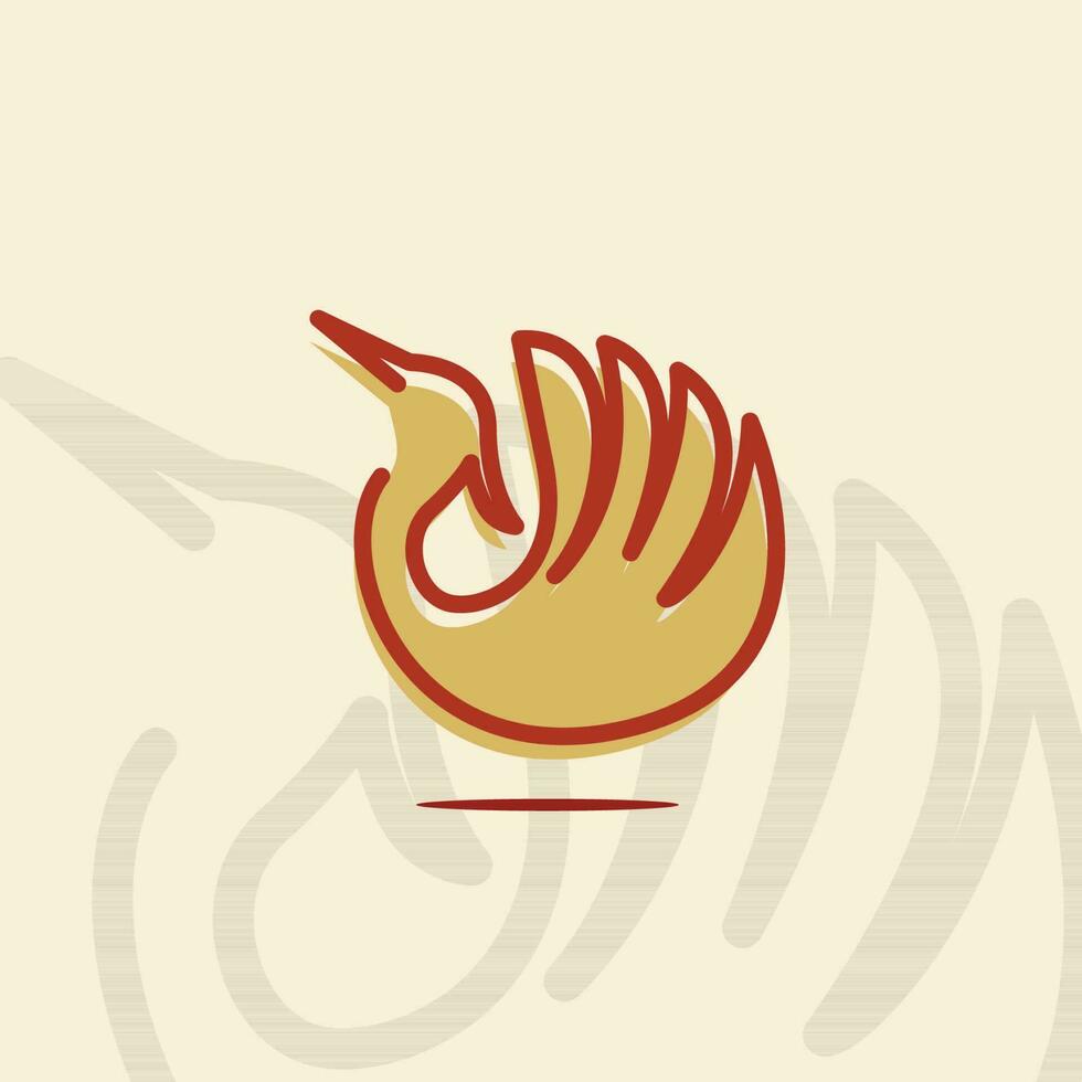 fågel logotyp enkel ikon design illustration vektor