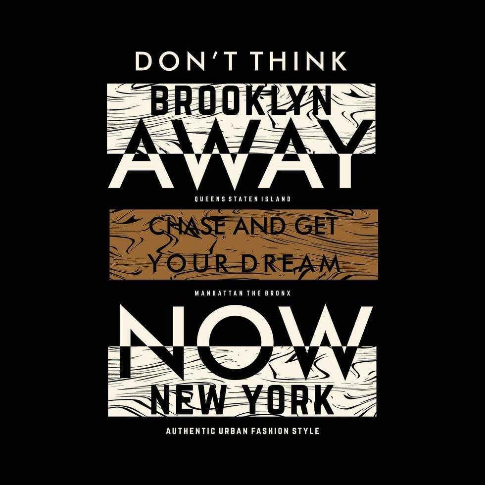 brooklyn ny york grafisk, typografi t skjorta, vektor design illustration, Bra för tillfällig stil