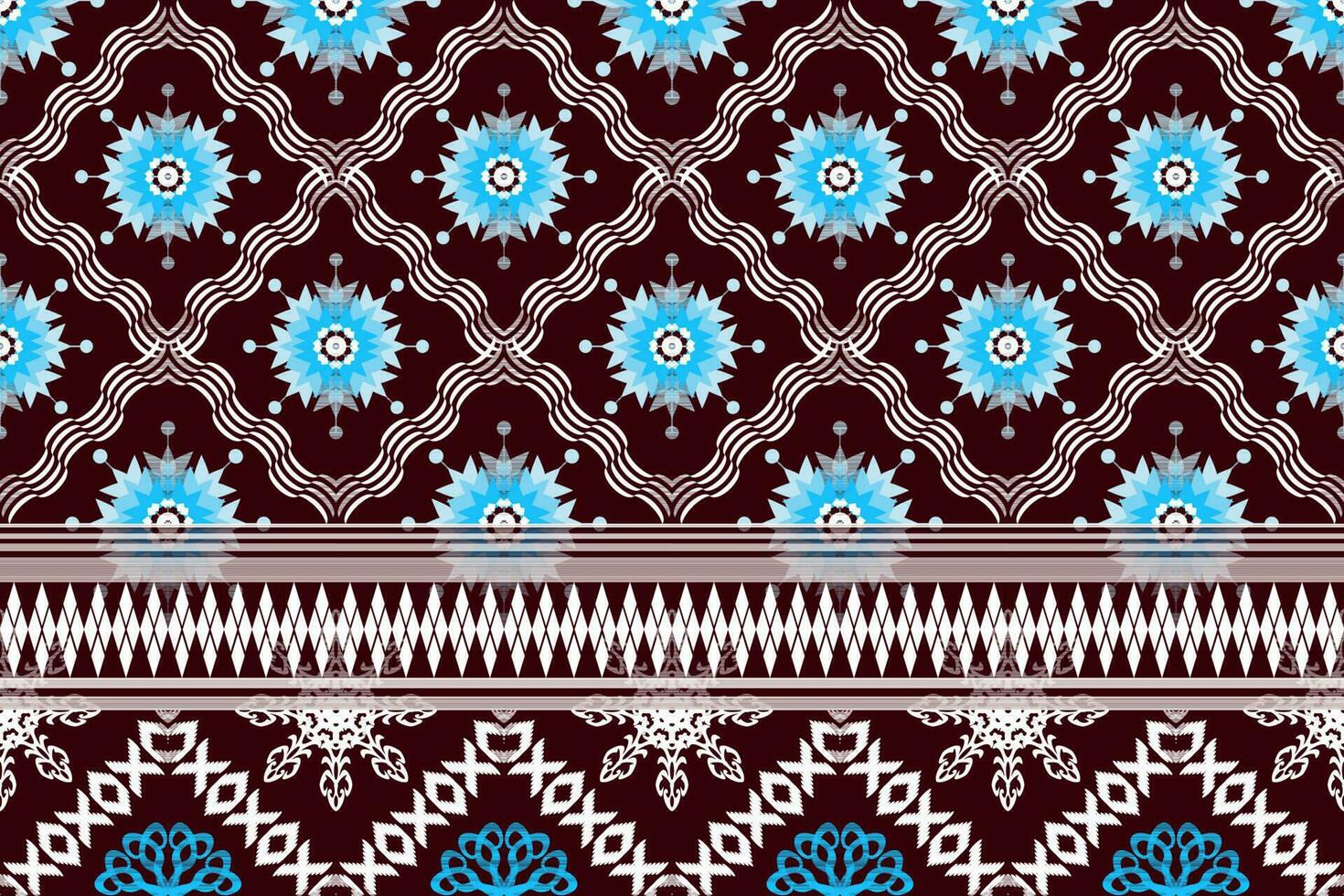 ikat figur aztec broderi stil. geometrisk etnisk orientalisk traditionell konst mönster.design för etnisk bakgrund, tapeter, mode, kläder, omslag, tyg, element, sarong, grafik, vektor illustration