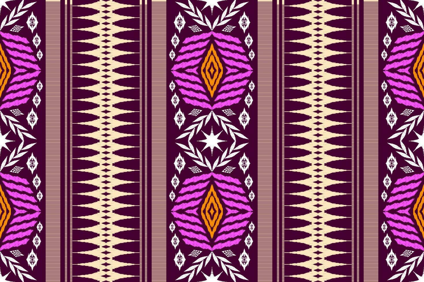 ikat figur aztec broderi stil. geometrisk etnisk orientalisk traditionell konst mönster.design för etnisk bakgrund, tapeter, mode, kläder, omslag, tyg, element, sarong, grafik, vektor illustration