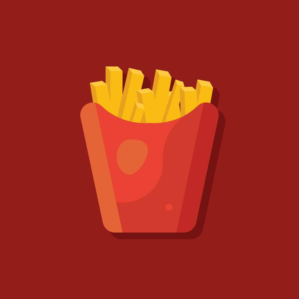 pommes frites illustration vektor