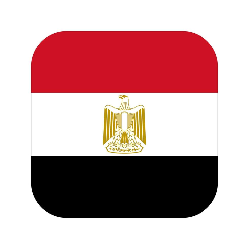 egypten flagga enkel illustration för självständighetsdagen eller valet vektor