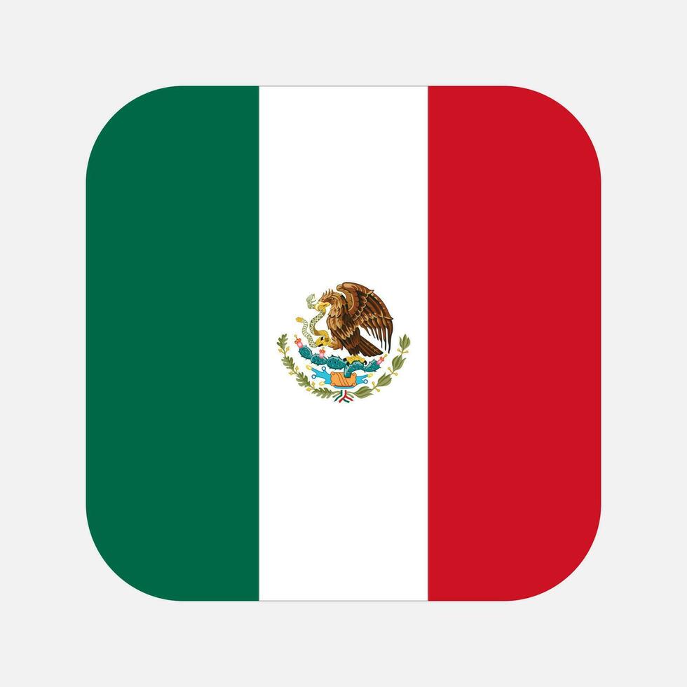 Mexiko-Flagge einfache Illustration für Unabhängigkeitstag oder Wahl vektor