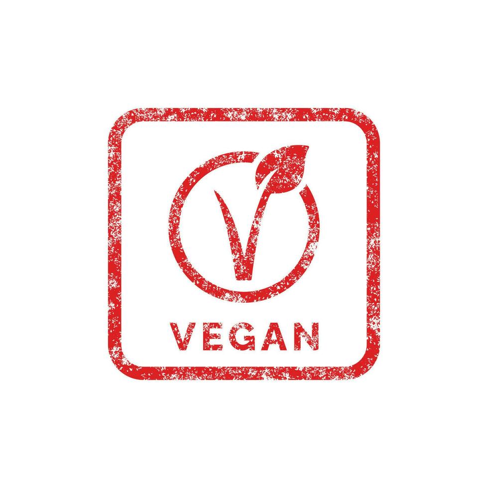 vegan förpackning ikon symbol vektor