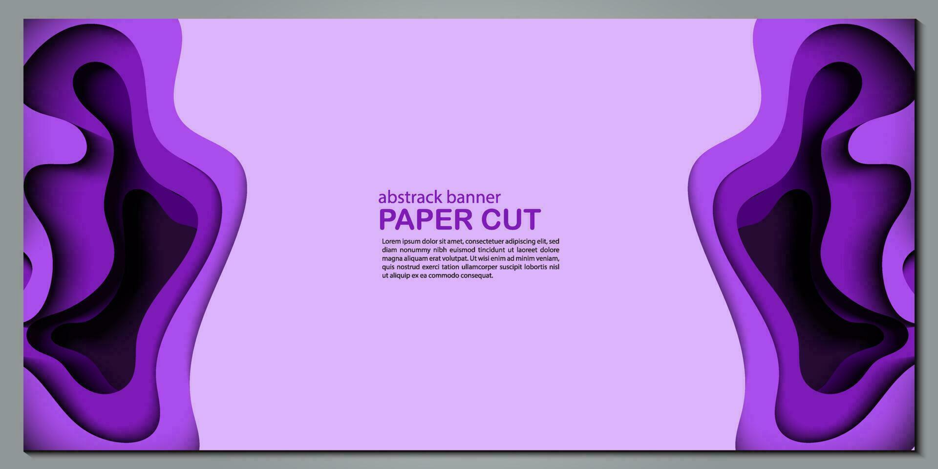 modern abstrakt Papier Schnitt aus Hintergrund zum Webseite, Banner, Hintergrund, Broschüre, Poster. vektor