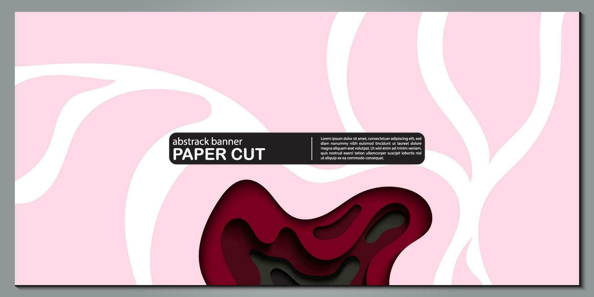 modern abstrakt Papier Schnitt aus Hintergrund zum Webseite, Banner, Hintergrund, Broschüre, Poster. vektor