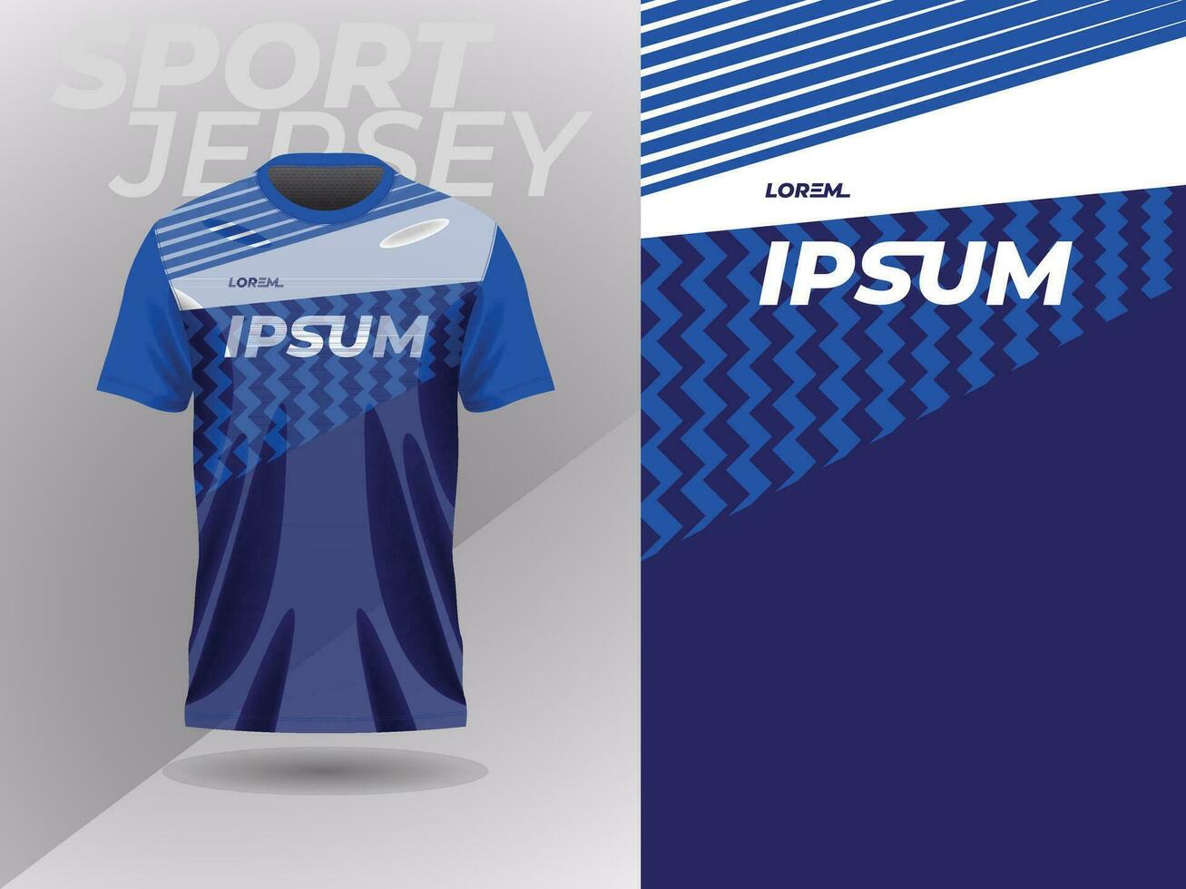 blau abstrakt sport trikot fußball fußball rennen gaming motocross radfahren laufen vektor