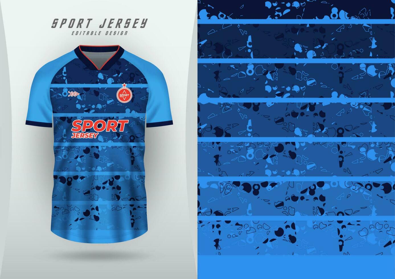 Hintergrund zum Sport Jersey, Fußball Jersey, Laufen Jersey, Rennen Jersey, dunkel Blau Muster mit Design. vektor