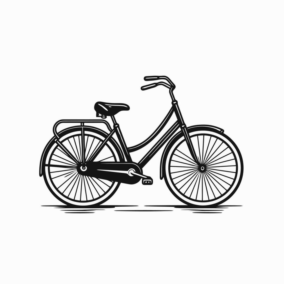 Fahrrad Symbol Design Fahrrad Illustration Fahrzeug Karikatur Vektor Grafik