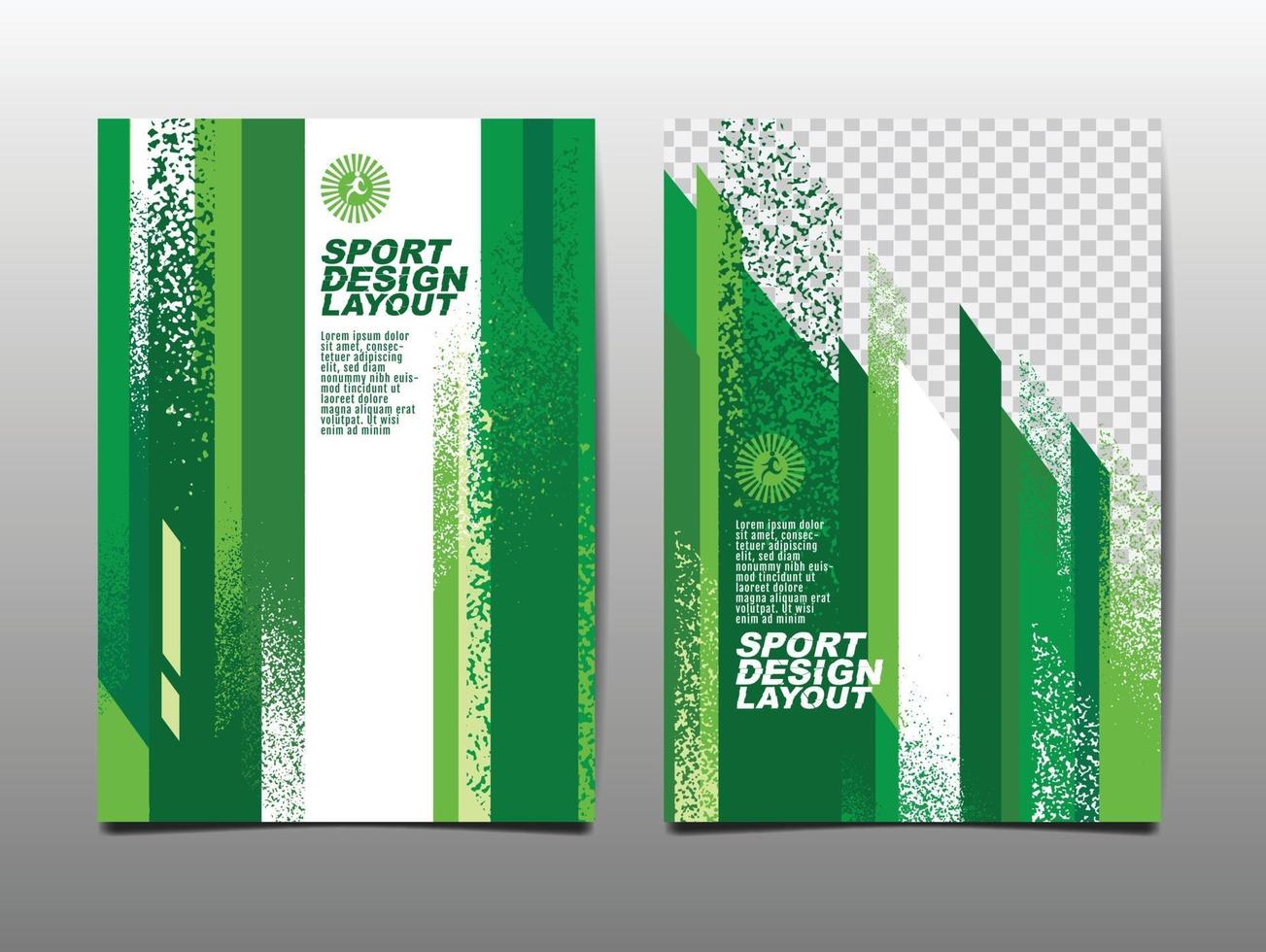 Sport Design Layout Vorlage Design Sport Hintergrund vektor