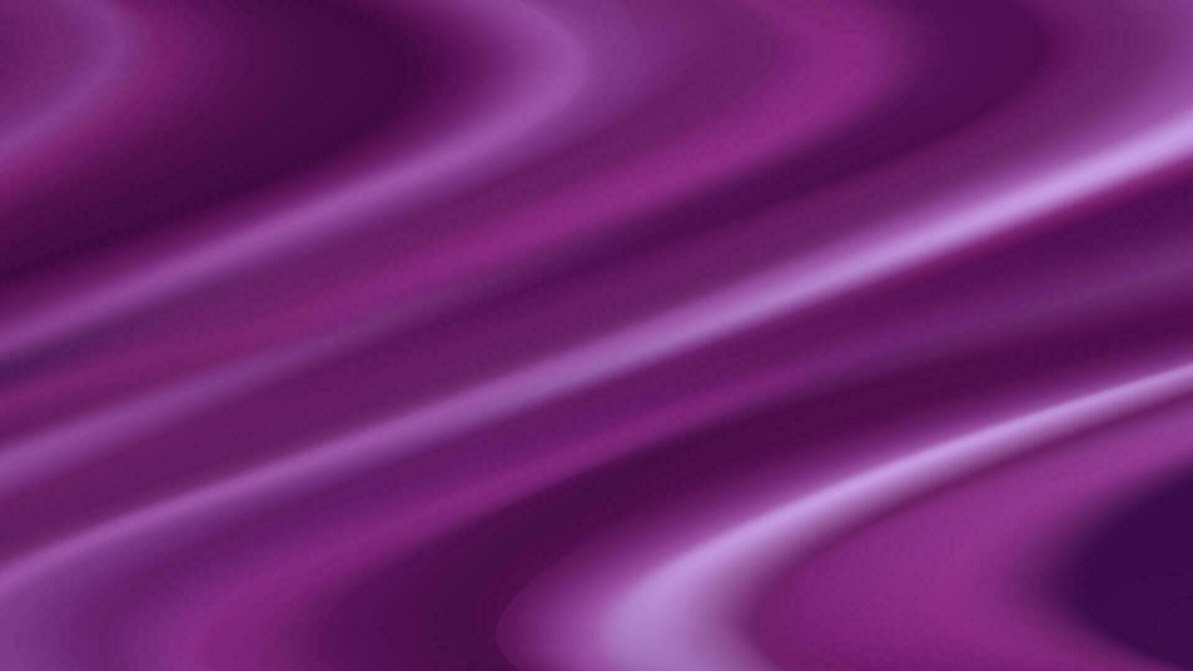 abstrakt Hintergrund Luxus lila Stoff oder Flüssigkeit Welle oder wellig Falten von Grunge Seide Textur Satin- Samt Hintergrund vektor