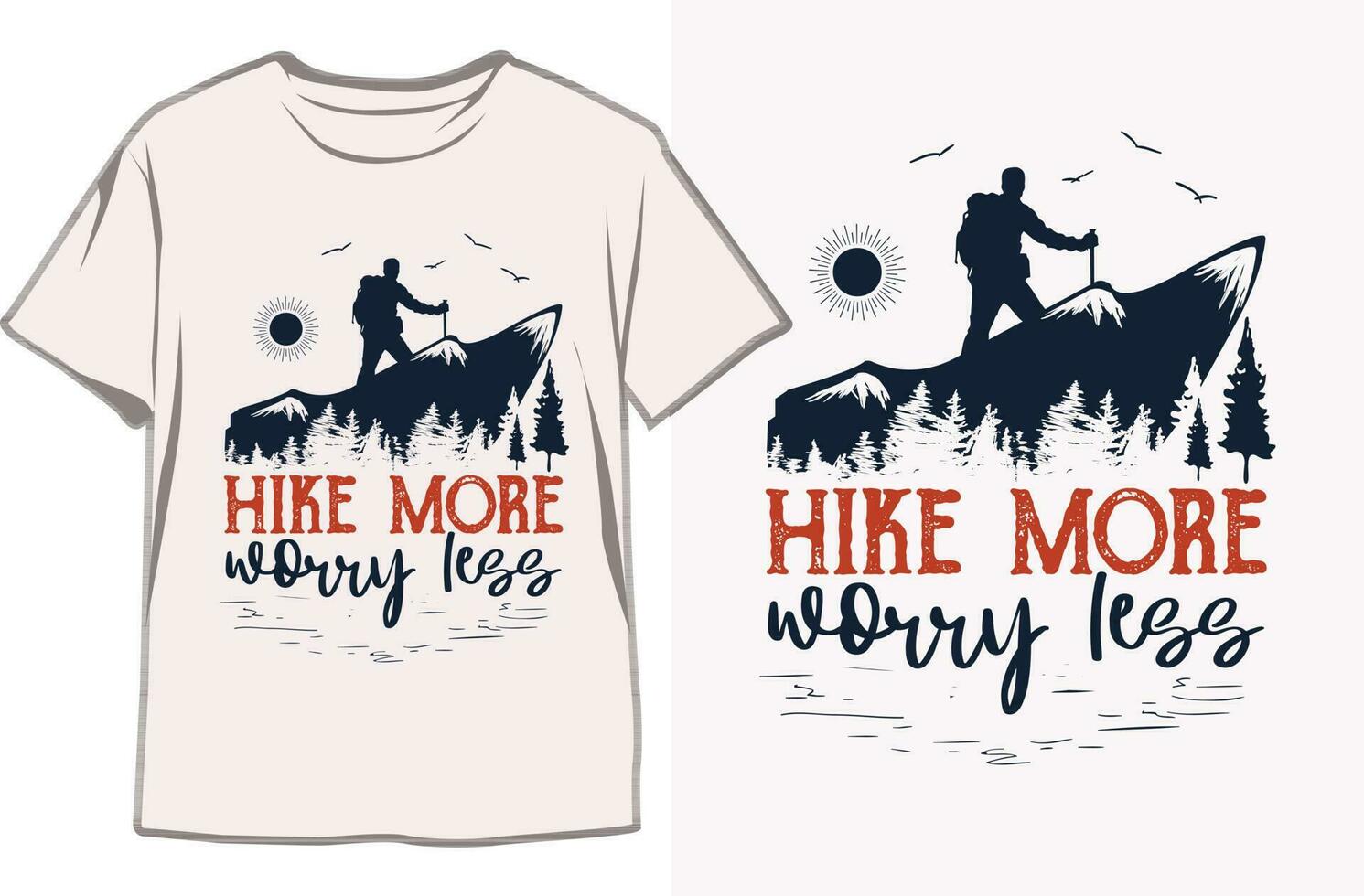 design de slutlig camping t-shirt. camping t skjorta design vektor grafik