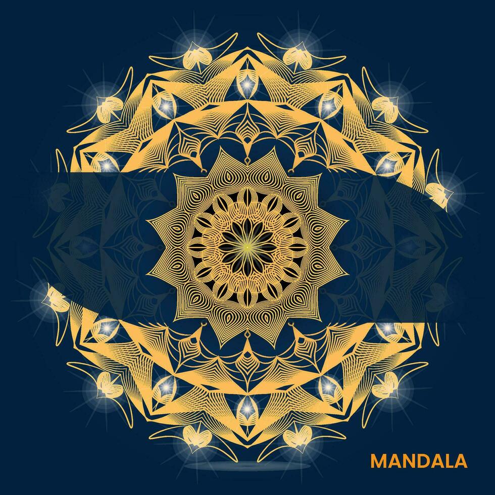 Mandala Design zum Textil- zu drucken bereit vektor