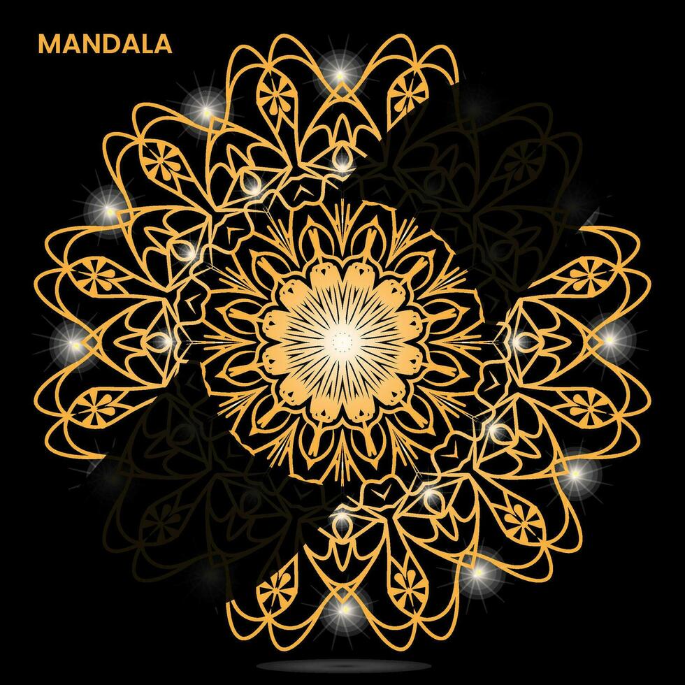 mandala design för textil- till skriva ut redo vektor