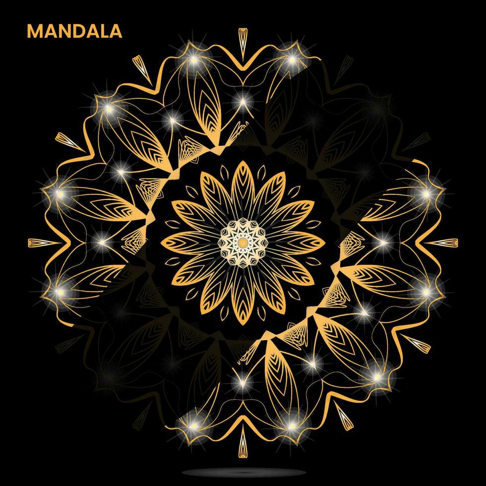 mandala design för textil- till skriva ut redo vektor