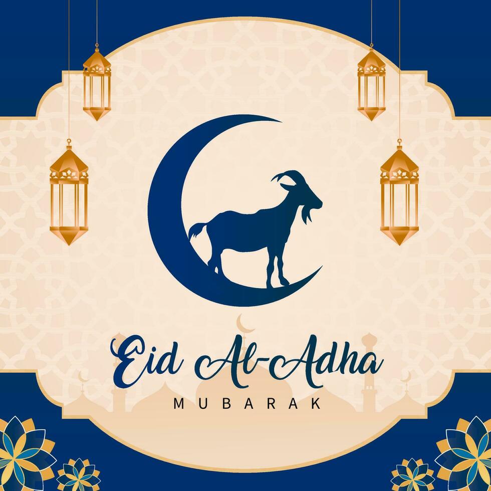 vektor islamic eid al-adha firande bakgrund