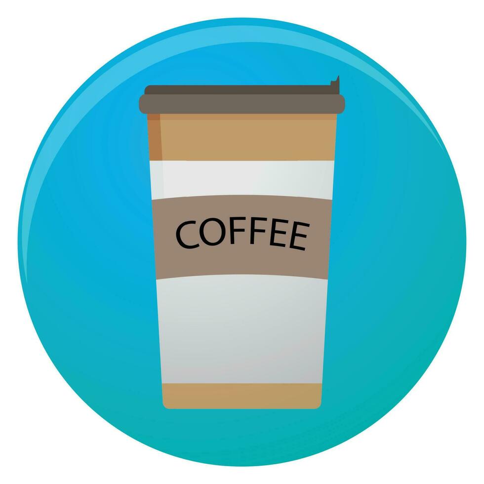 kaffe kopp ikon. kaffe råna och ta bort kaffe. vektor illustration