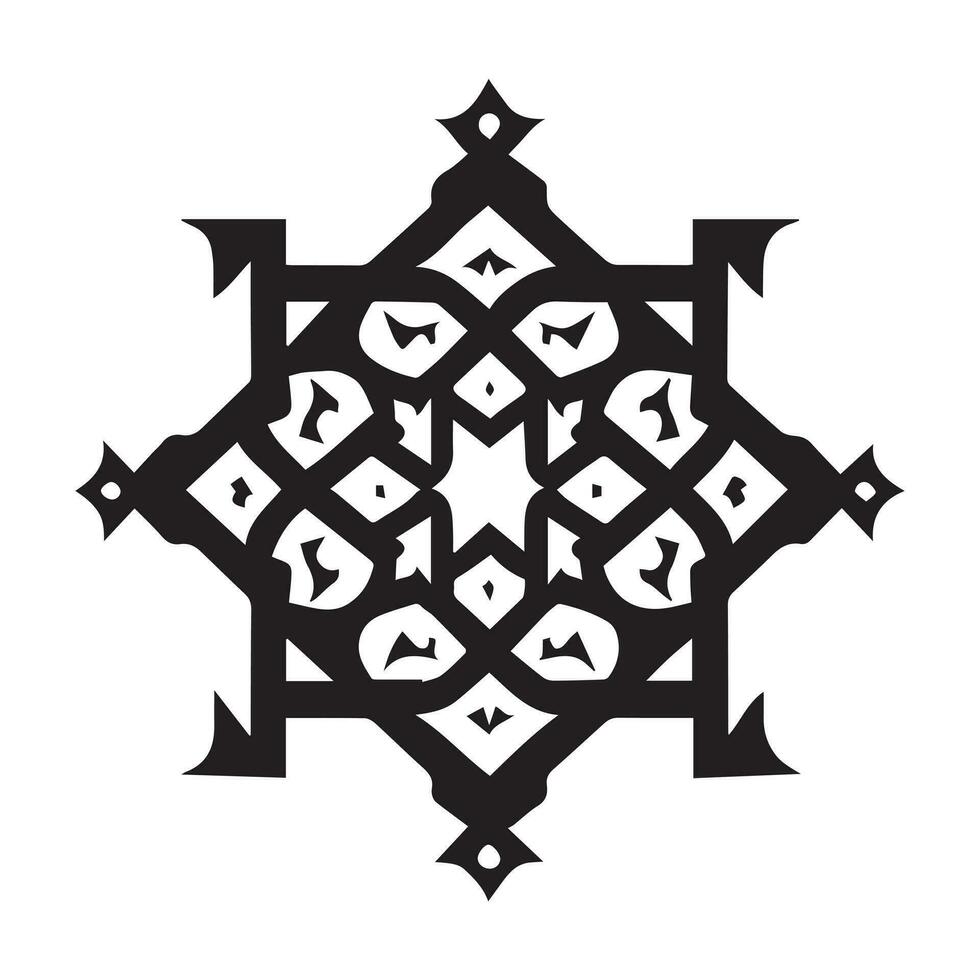 islamisch Ornament Vektor Design Illustration, islamisch Blumen- Vektor