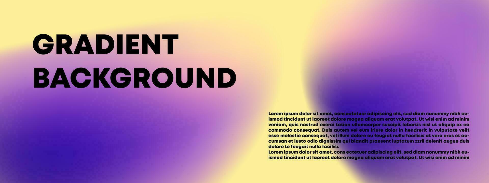 kreativ Konzept von Gradient horizontal Banner. modern abstrakt Design mit lila Gradation. Vorlage zum Feier, Anzeigen, Marke, Abdeckung, Etikett, Poster, Verkauf vektor