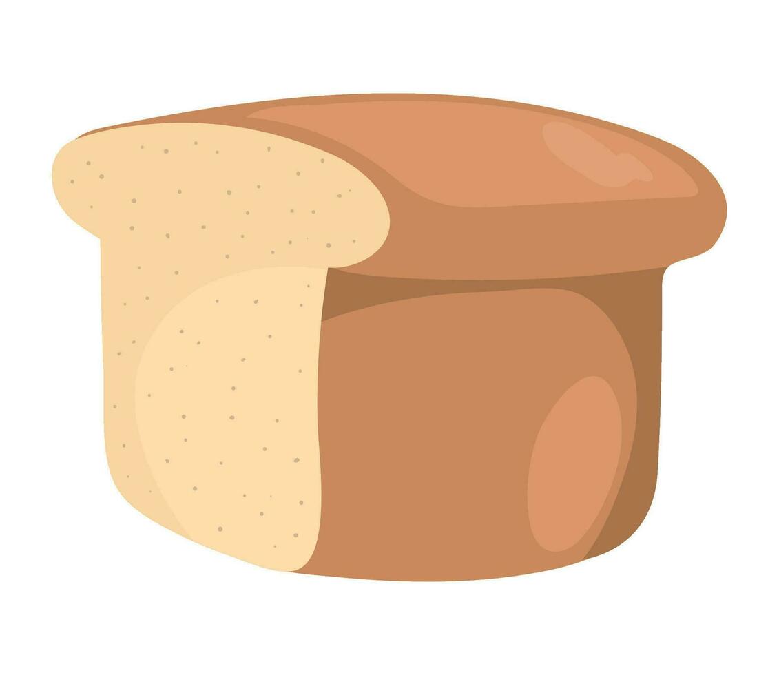 bröd friska mat ikon isolerat vektor