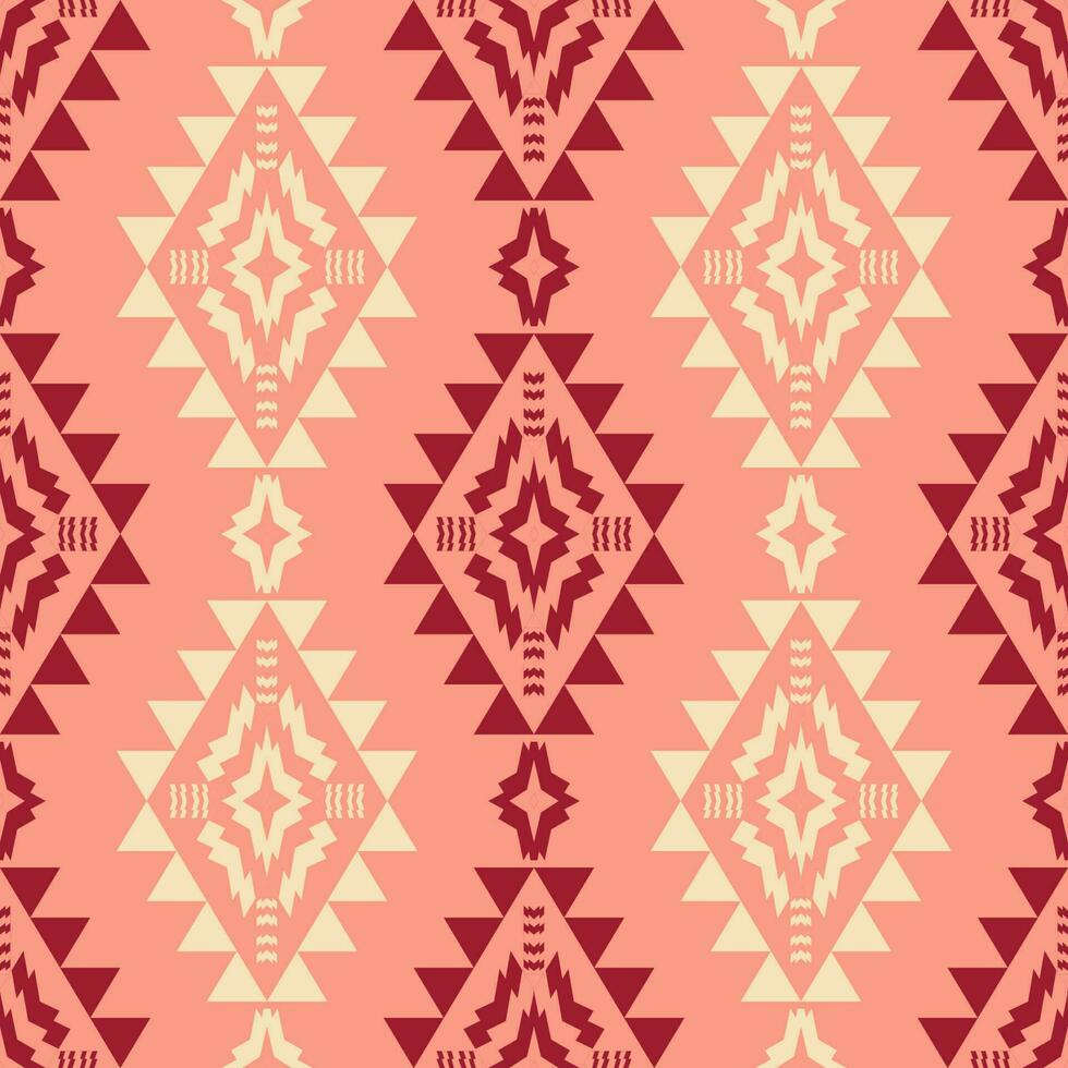 sydväst stam- geometrisk mönster. aztec navajo geometrisk sömlös mönster färgrik årgång stil. etnisk sydväst mönster använda sig av för tyg, textil, Hem dekoration element, klädsel, slå in. vektor