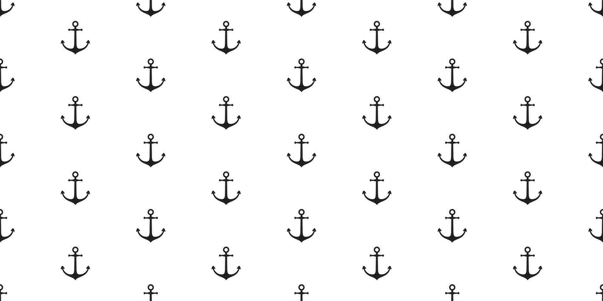 ankare sömlös mönster vektor båt isolerat roder scarf nautisk havs hav hav bricka bakgrund upprepa tapet