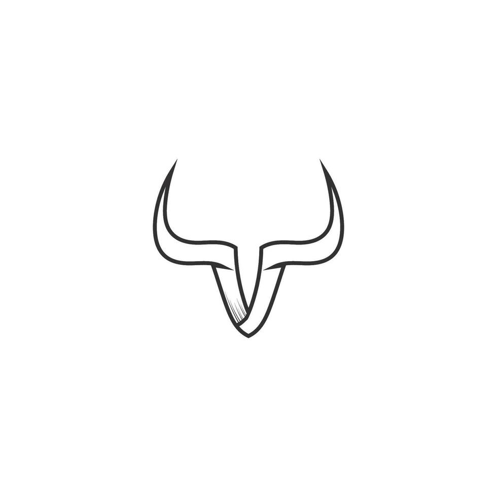 bull buffalo head ko djur maskot logo design vektor för sport horn buffalo djur däggdjur huvud logo vilda matador