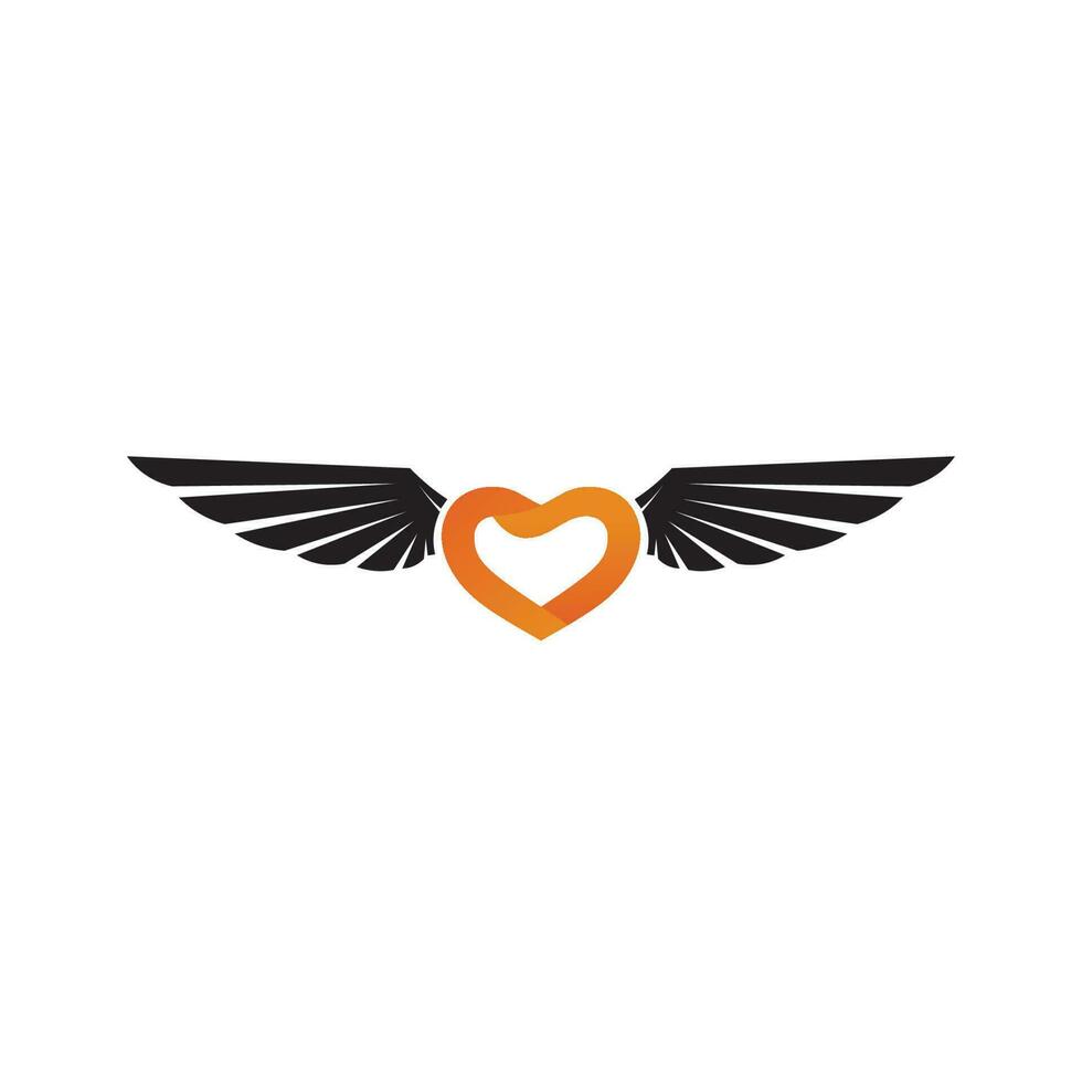 Falcon Wings Logo Vorlage Vektor Icon Logo Design App