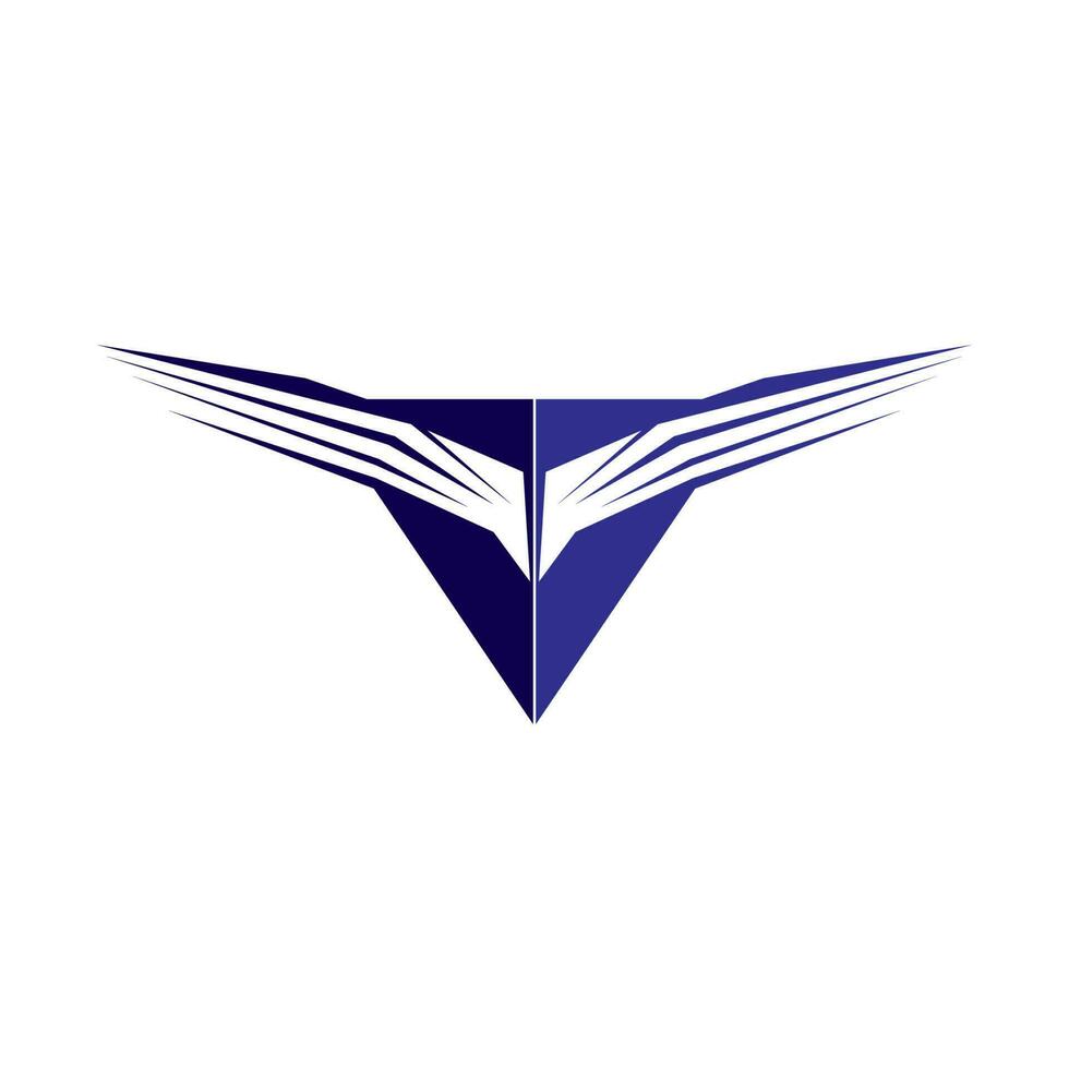 Falcon Wings Logo Vorlage Vektor Icon Logo Design App