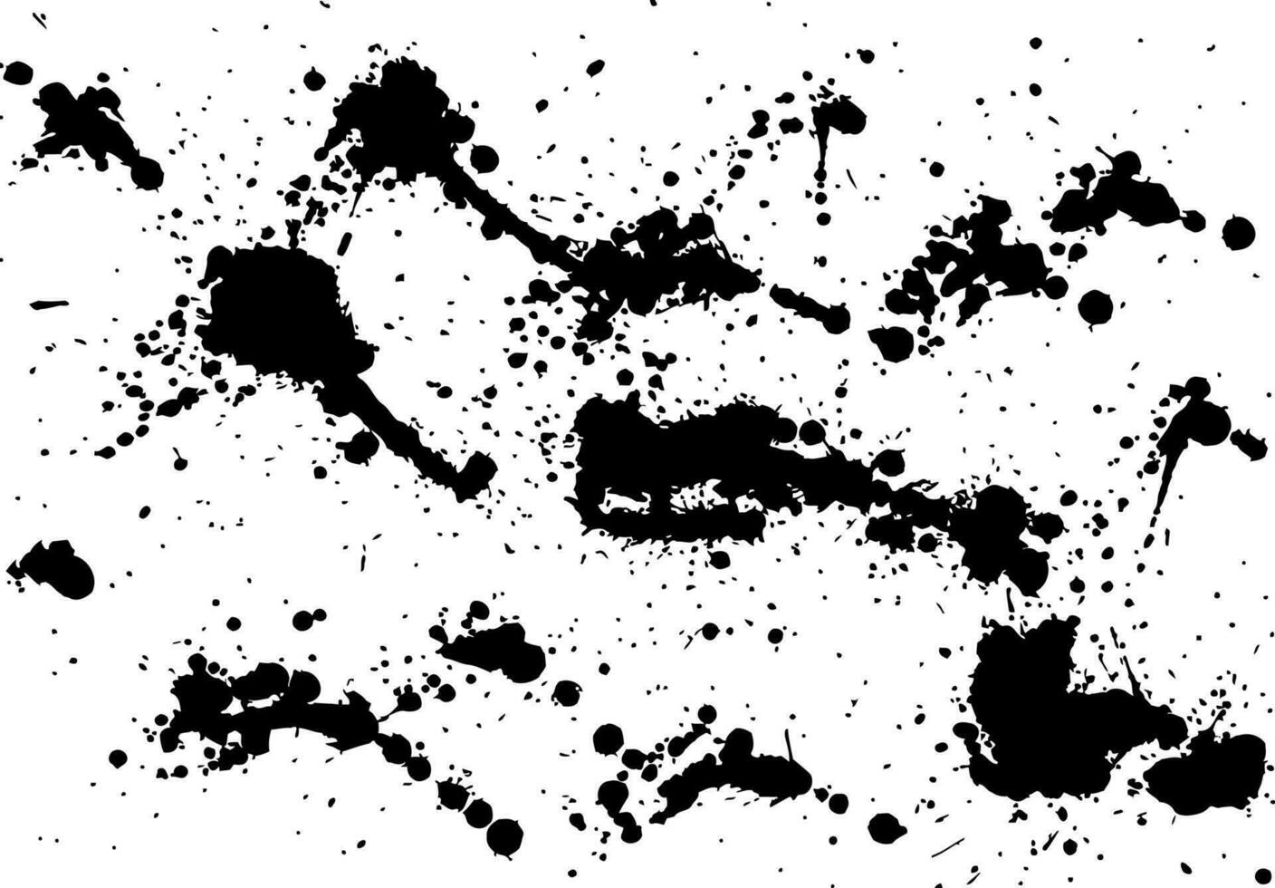 schwarz spritzt Hand gemacht Rückverfolgung von skizzieren, Vektor Illustration