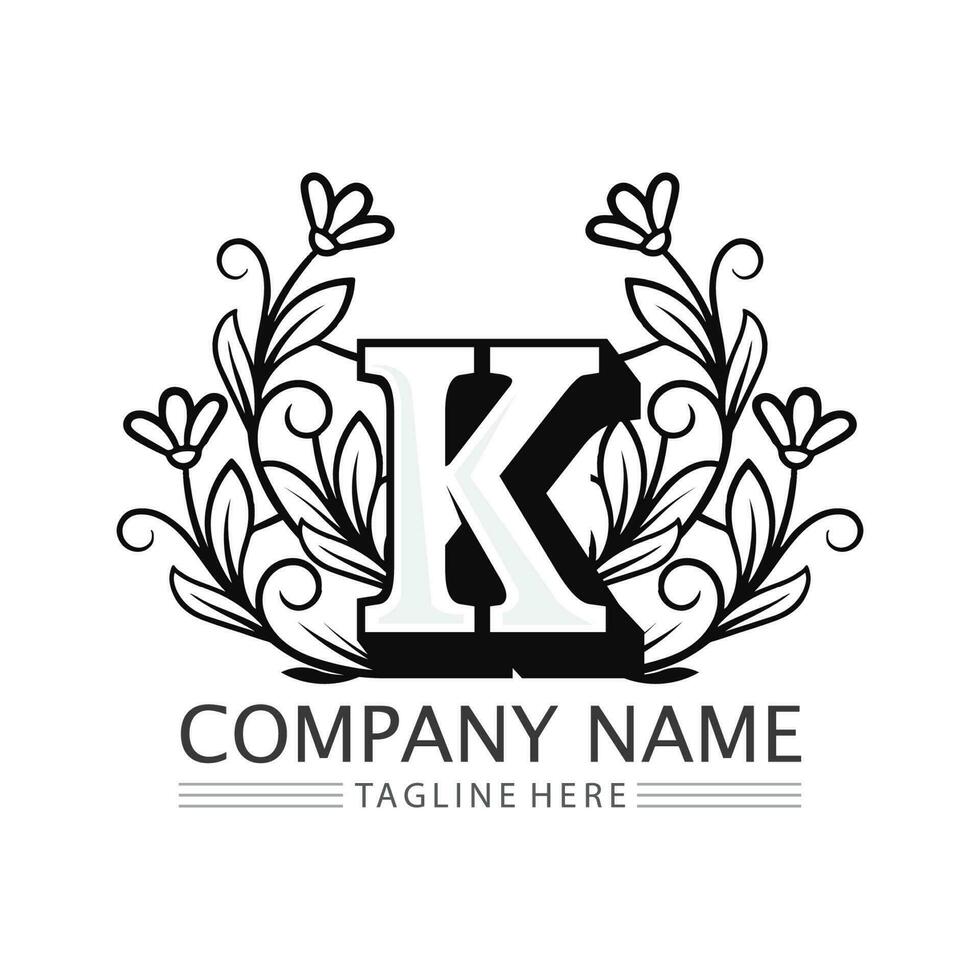 buchstabe k logo symbol illustration design template.graphic alphabet symbol für unternehmensfinanzen logotyp. grafisches alphabetsymbol für unternehmensidentität. vektor