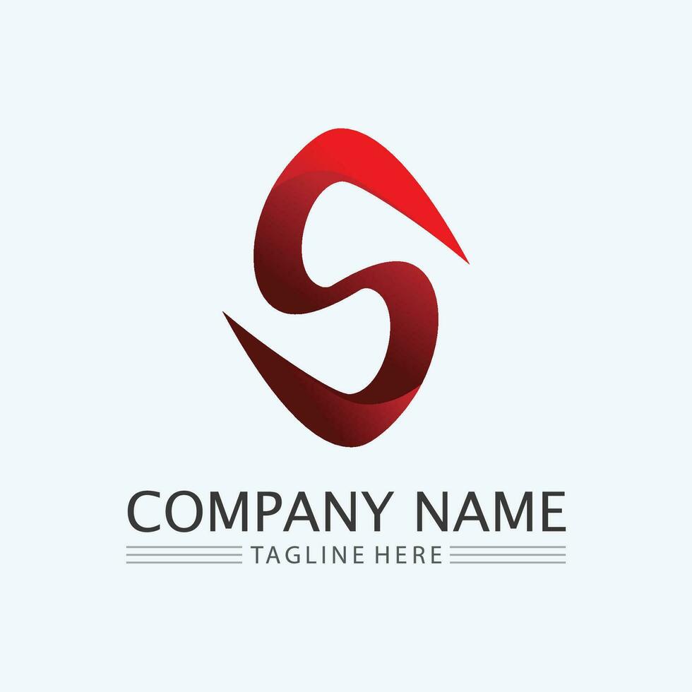 Business Corporate Letter s Logo-Design-Vektor. vektor