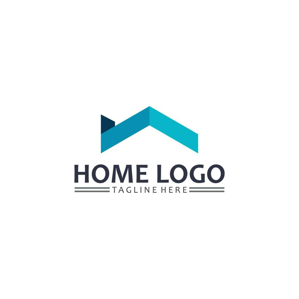 Hem och hus logotyp design vetor, logotyp , arkitektur och byggnad, design fast egendom , stanna kvar på Hem egendom företag logotyp, konstruktion grafisk, ikon Hem logotyp vektor