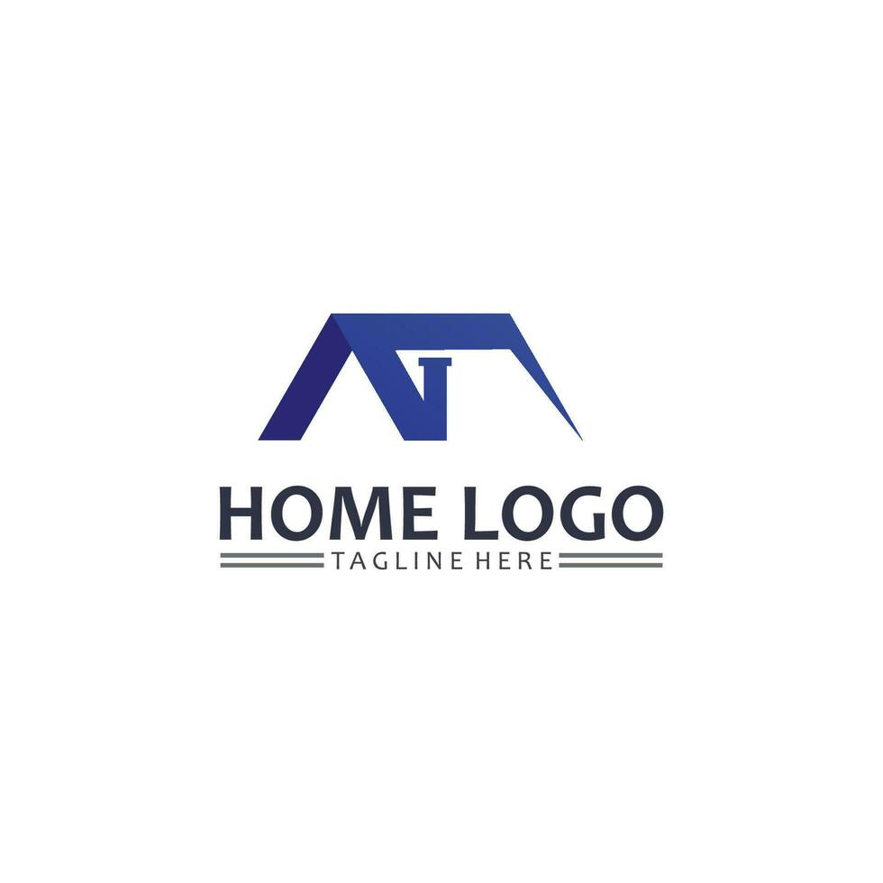 Zuhause und Haus Logo Design Vetor, Logo , die Architektur und Gebäude, Design Eigentum , bleibe beim Zuhause Nachlass Geschäft Logo, Konstruktion Grafik, Symbol Zuhause Logo vektor