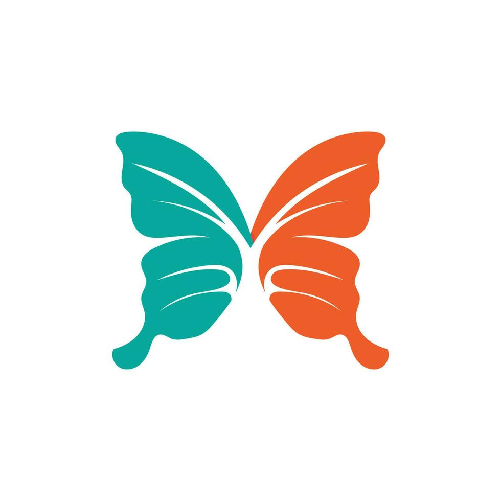 vektor fjäril konceptuell enkel färgglad ikon logo vektor djur insekt