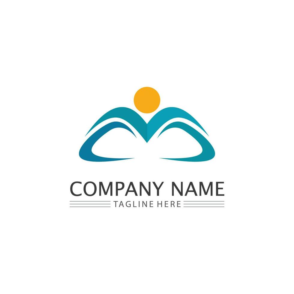 Business Logo Design Konzept Bild Vektorgrafik Illustration vektor