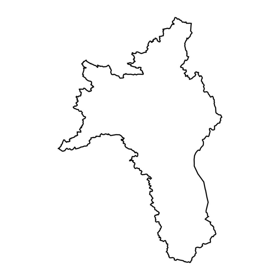 grevskap roscommon Karta, administrativ län av irland. vektor illustration.