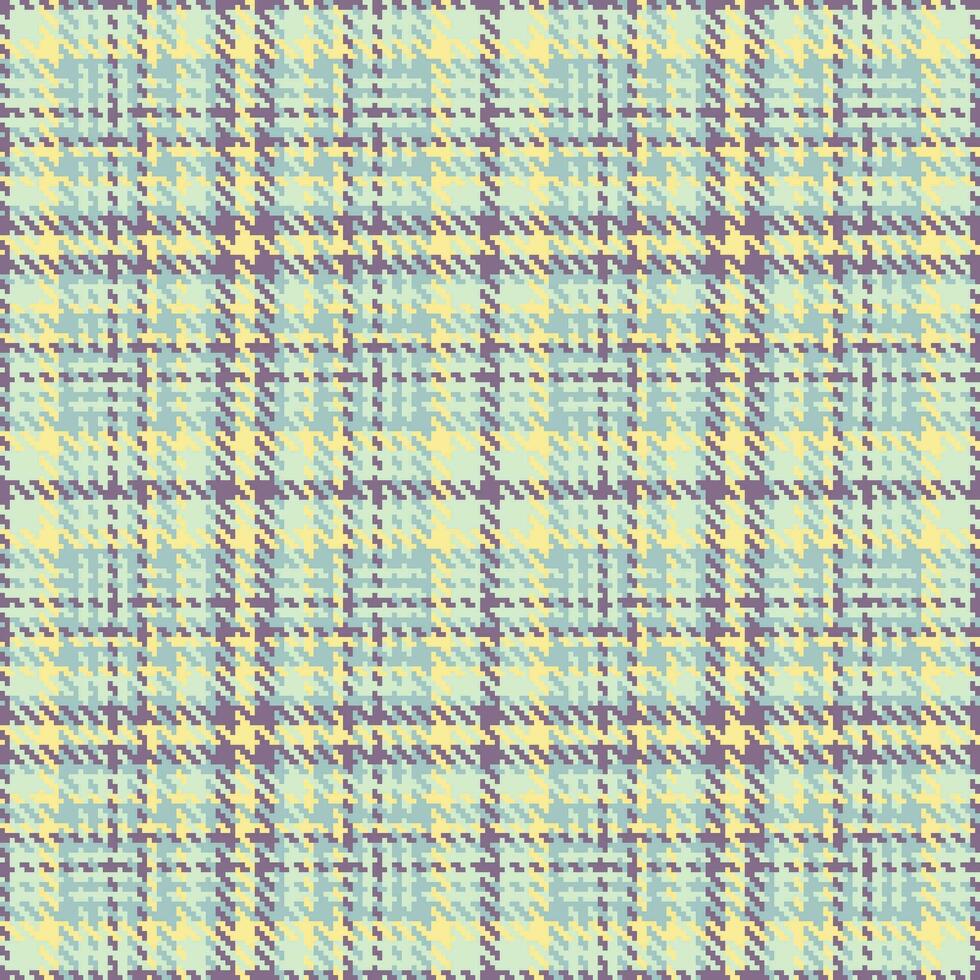 Stoff prüfen Tartan von Textil- Vektor nahtlos mit ein Plaid Textur Hintergrund Muster.