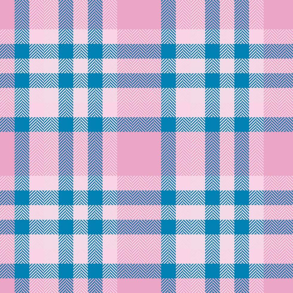 prüfen Tartan nahtlos von Muster Hintergrund Plaid mit ein Stoff Textil- Vektor Textur.