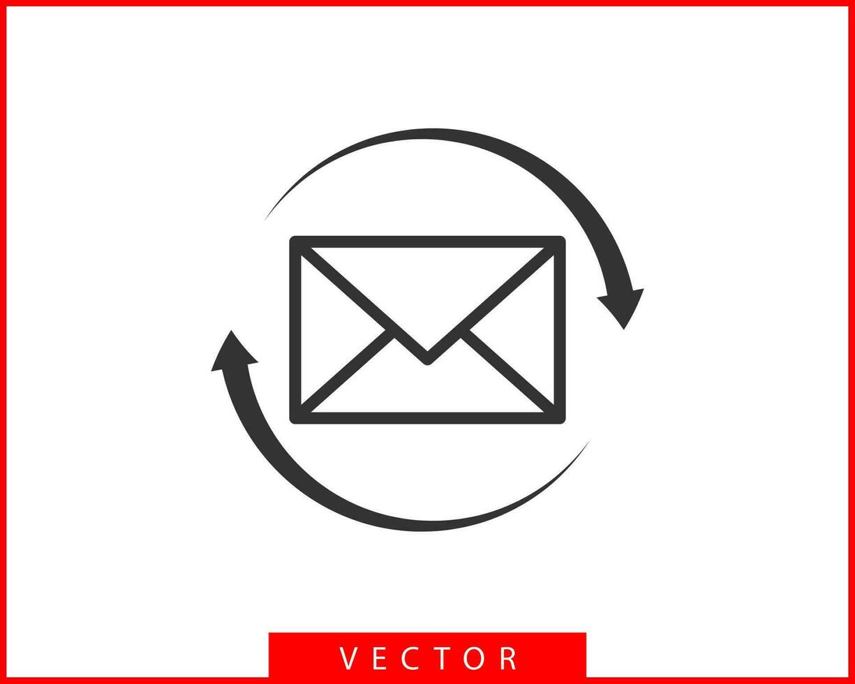 kuvert ikoner brev. innesluta ikon vektor mall. post symbol element. utskick märka för webb eller skriva ut design.