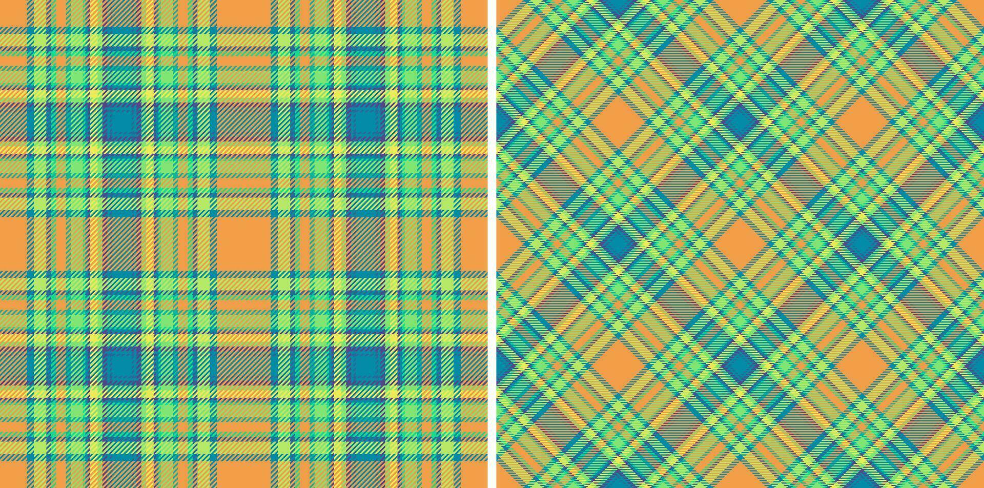 textil- mönster kolla upp av bakgrund textur tyg med en sömlös pläd tartan vektor. vektor