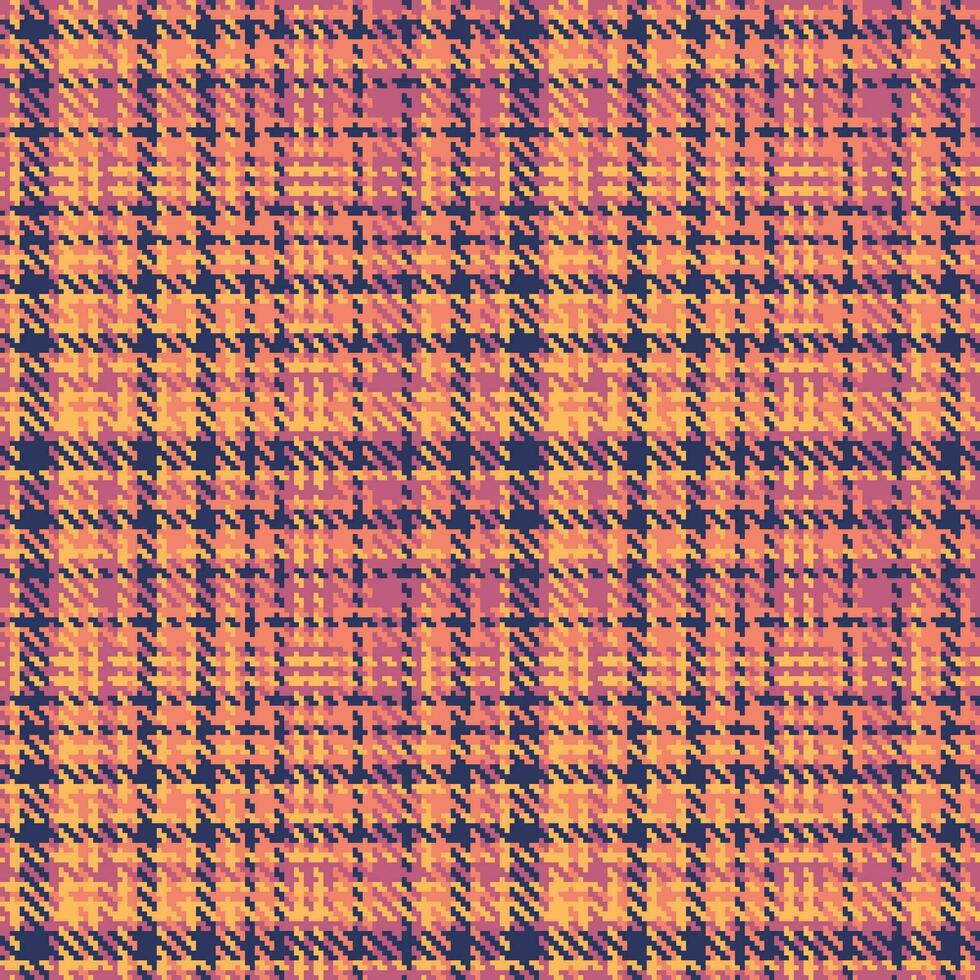 Textil- Plaid Textur von Muster nahtlos prüfen mit ein Vektor Tartan Hintergrund Stoff.