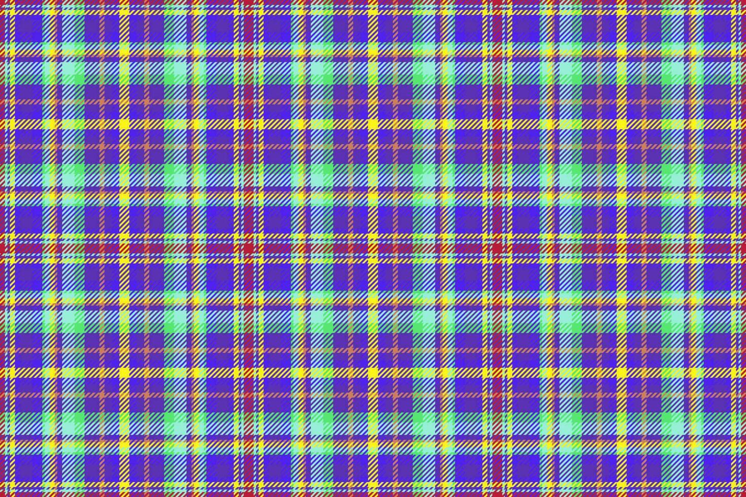 Tartan Plaid Stoff. nahtlos Textil- Textur. Muster prüfen Hintergrund Vektor. vektor