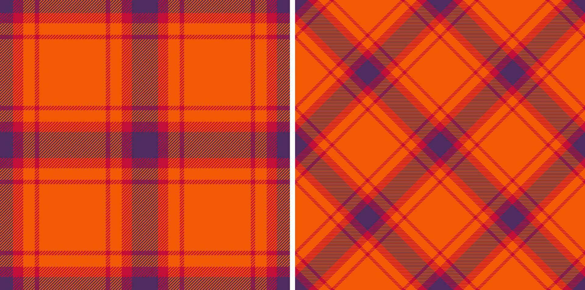 pläd sömlös textil- av tartan kolla upp mönster med en tyg textur vektor bakgrund.